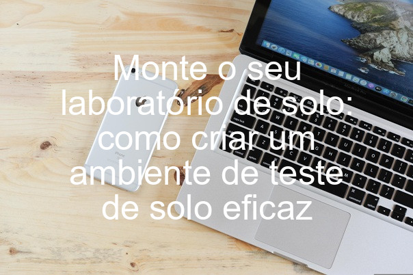 Monte o seu laboratório de solo: como criar um ambiente de teste de solo eficaz